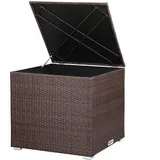 CASARIA Auflagenbox 318 L 75 x 75 x 70 cm Braun