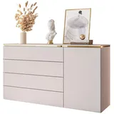 lookway Kommode AURORA 4S1D 1-tlg. beige