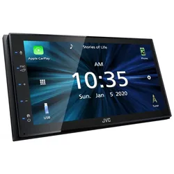 JVC KW-M560BT, Schwarz, 2 DIN, 200 W, AAC, FLAC, MP3, SBC, WAV, WMA, WMV, H.264,