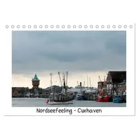 Calvendo Nordseefeeling - Cuxhaven (Tischkalender 2026 DIN A5 quer),