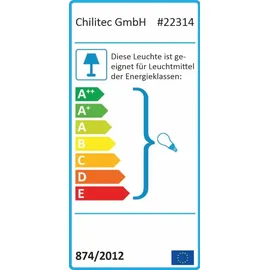 ChiliTec Kugelleuchte Kunststoff Ø 30 cm Erdspieß 1,5 m Kabel E27 weiß