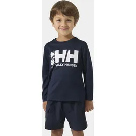 HELLY HANSEN K Hh Tech Graphic Ls Top, navy 7