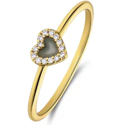 Lucardi Ringe 925 Silber - Edelstein Türkis 47mm Damen 