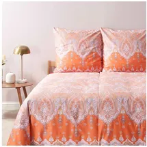 BASSETTI Bettwäsche ISOLABELLA in ORANGE | Gr.: 135 x 200 cm