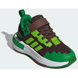 adidas Minecraft Pro Kinder Auburn/Semi Solar Green/Cloud White 28