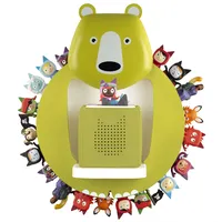 Xozoyo für Tonie Regal Tonies Regal Toniebox Regal Hängemontage für TonieBox Tonie Regal Junge und Mädchen ü 30-48 Figuren Bärenform Regale für Kinderzimmer,Babyzimmer (Grün)