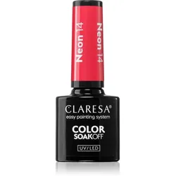 Claresa SoakOff UV/LED Color Neon Gel-Nagellack Farbton NEON 14 5 g
