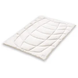 Künsemüller Alpaka Leicht-Steppbett 135x200cm 8 cm, hoch – weiß