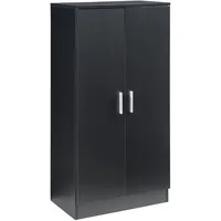 [en.casa] Schuhschrank Notribontaa 108x55x35 cm Schwarz