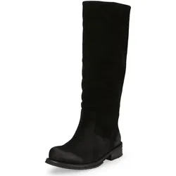 Stiefel FELMINI "Felmini Stiefel Leder", Damen, Gr. 40, schwarz, Leder, casual, Schuhe