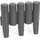 Prosperplast Palisade IPAL5 27 x 15 cm 10 Stück grau