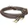 Dynavox Black Line Lautspecherkabel, Paar, Flexibles Premium High-End-Kabel mit hochwertigen Bananensteckern, konfektioniert, Farbe schwarz, Länge 3m