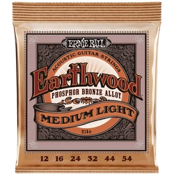 Ernie Ball 2146 Earthwood Phosphor Bronze Medium Light