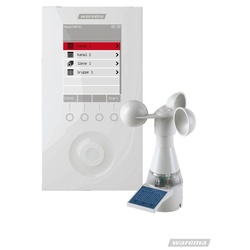 WAREMA Bundle Wisotronic 1-Kanal Steuerung inkl. Wetterstation multisense #1002840 #1002841 (Farbe : Schwarz)