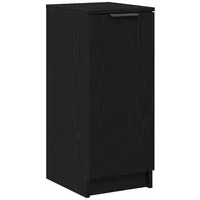 VidaXL Schuhschrank Schwarz Eiche 30x35x70 cm Holzwerkstoff