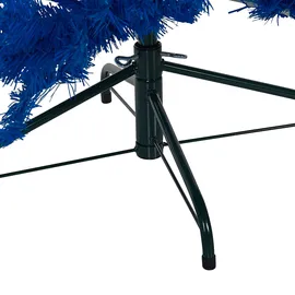 Beliani Weihnachtsbaum 210 cm Blau