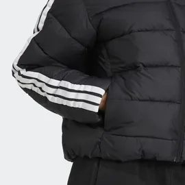 adidas Damen, Jacke Essentials CLIMAWARM 3-Streifen Synthetik, Größe L, in Grau BLACK