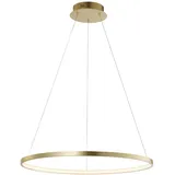 just light. CIRCLE 1-flg. 28,5 W 28,5 cm gold