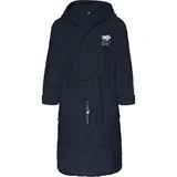 Polo Sylt Bademantel mit Logos, Gürtel und aufgesetzten Taschen