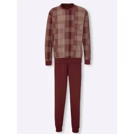 normann NORMANN, Schlafanzug in weinrot | Gr.: 56/58