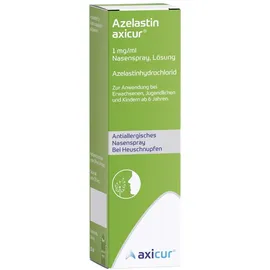 Azelastin axicur 1 mg/ml Nasenspray Lösung 10 ml