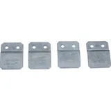 Gabiona 4er-Set Clips für Gabionen-Bank 4,5 cm x 3 cm x 0,15 cm