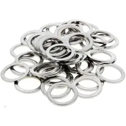 Bihr Unterlegscheiben aus Aluminium 16x22x1,5mm 50 Stück