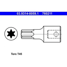 ATE Steckschlüsseleinsatz 03931400591