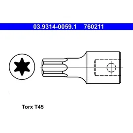 ATE Steckschlüsseleinsatz 03931400591
