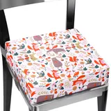 Sitzerhöhung Stuhl Kind Flexible Waschbar Zerlegbar Tragbare Karikatur Sitzerhöhung Stuhl Kinder 2 Sicherheits Schnalle Rutschfeste Stuhlerhöhung Kinder Boostersitz für Zuhause Unterwegs