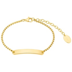 s.Oliver Ident Armband 2034939 Edelstahl gold IP