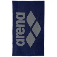 Arena Sporthandtuch Pool Soft Towel, Frottee (1-St), mit plakativen Markenlogo blau