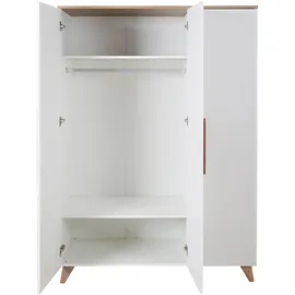 roba Kinderkleiderschrank Ole 3-türig onesize Eiche weiß
