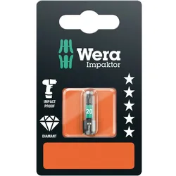 Wera 867/1 IMP DC SB Impaktor Bits - 05073924001