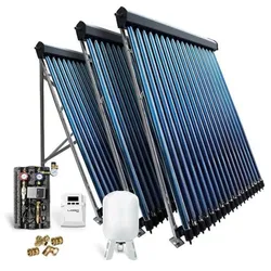 Solar-Paket Röhrenkollektor HP30 14,67 m2 für Flachdach