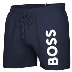 BOSS Badehosen Swimshorts Octopus Blau Polyamid Large Herren