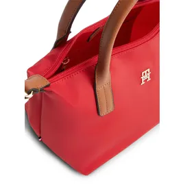 Tommy Hilfiger Popette Mini Tote Leder Rot