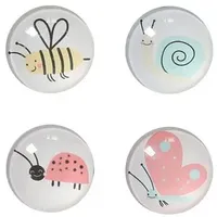 Zeller Insekten Magnete Motiv, Kunststoff Ø 2,5 x 0,8
