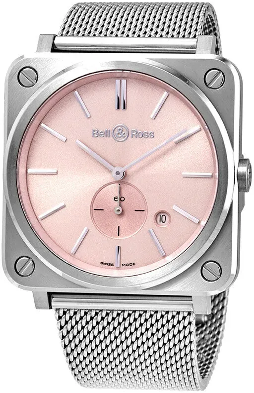 Bell&Ross Ladies BRS-PK-ST-LGD/SST Novarosa Diamonds Watch