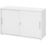 bümö Aktenschrank 120x74,8x40 cm Weiß