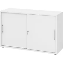 bümö Aktenschrank 120x74,8x40 cm Weiß