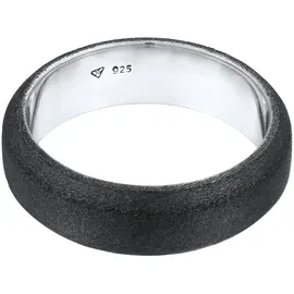 KUZZOI Ring 925 Silber in schwarz, | Gr.: 60