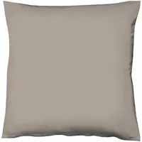 FLEURESSE Kissenbezug Satin 50 x cm Grau Taupe