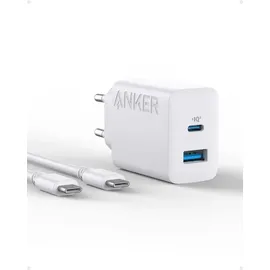 Anker USB C Ladegerät, (2-Port, 20W)