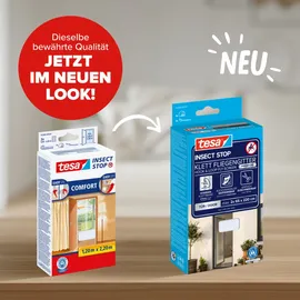 Tesa Insect Stop Magnetvorhang 220 x 120 cm Weiß