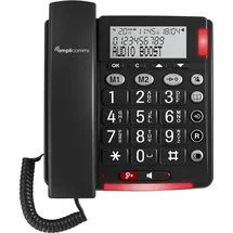 Amplicomms BigTel 48 Plus schnurgebundenes Großtasten Telefon Pencils Writing Combo - Grau