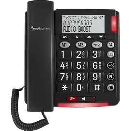 Amplicomms BigTel 48 Plus schnurgebundenes Großtasten Telefon Pencils Writing Combo - Grau