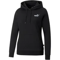 Puma Essentials+ Metallic Embroidery Fleece Hoodie Damen black L