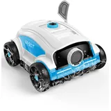 WYBOT Osprey 300II Poolroboter Akku Kabellos Poolsauger Roboter,Automatisch Parken,Poolreiniger Für Aufstellpools Bis 100 m2,Große Bürste & Saugöffnungen,Verstellbare Düse,120 Min (Weiß-Blau)