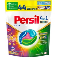 Persil 4in1 Color DISCS, Colorwaschmittel für hygienische Frische, 1x 44 WL